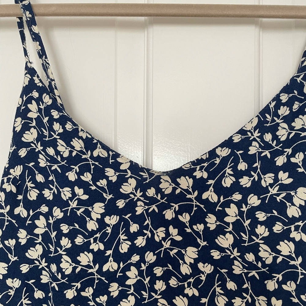 Reformation MIDI blue floral dress - Picture 4 of 5
